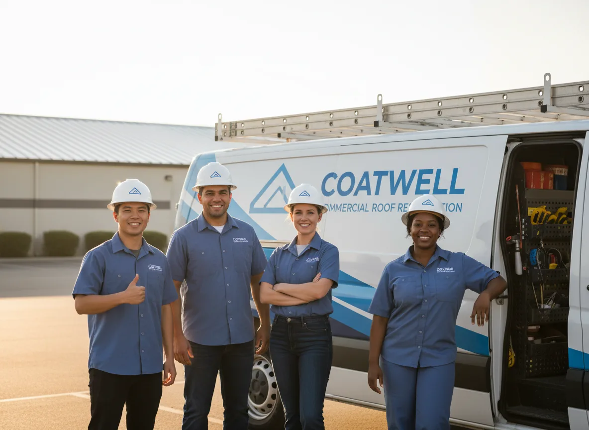 Commercial roof coating company in Ladd, IL